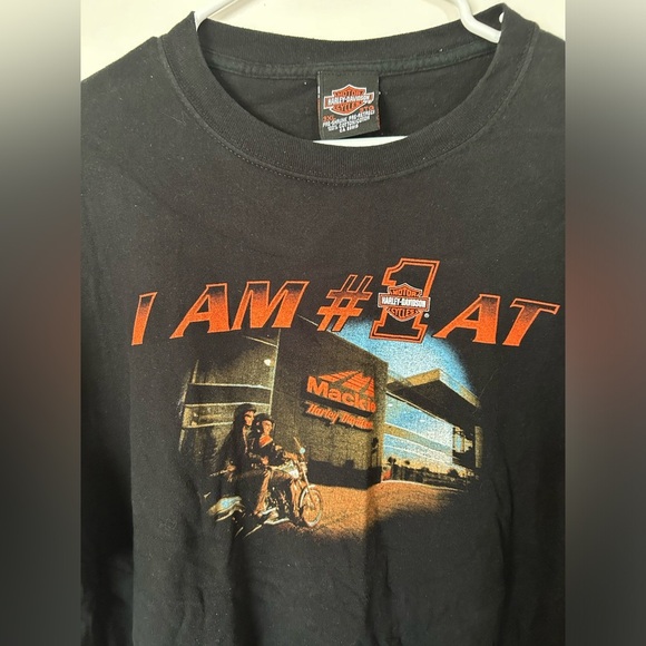 Size 3XL “I am #1 at Mackie Harley Davidson” Harley Davidson Tshirt - Picture 3 of 6